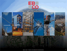 Tablet Screenshot of ebco.cl